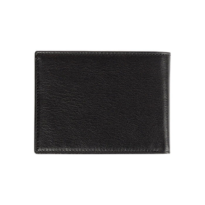 Zoozie Bags Venice - Cartera de Piel Auténtica para Hombre, Color Negro